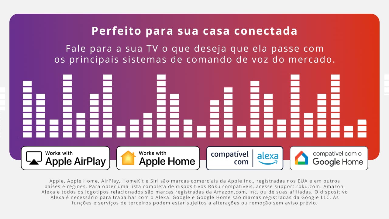 Smart TV 43” Full HD AOC 43S5155/78G Roku TV Wi-Fi Dolby Audio Preta