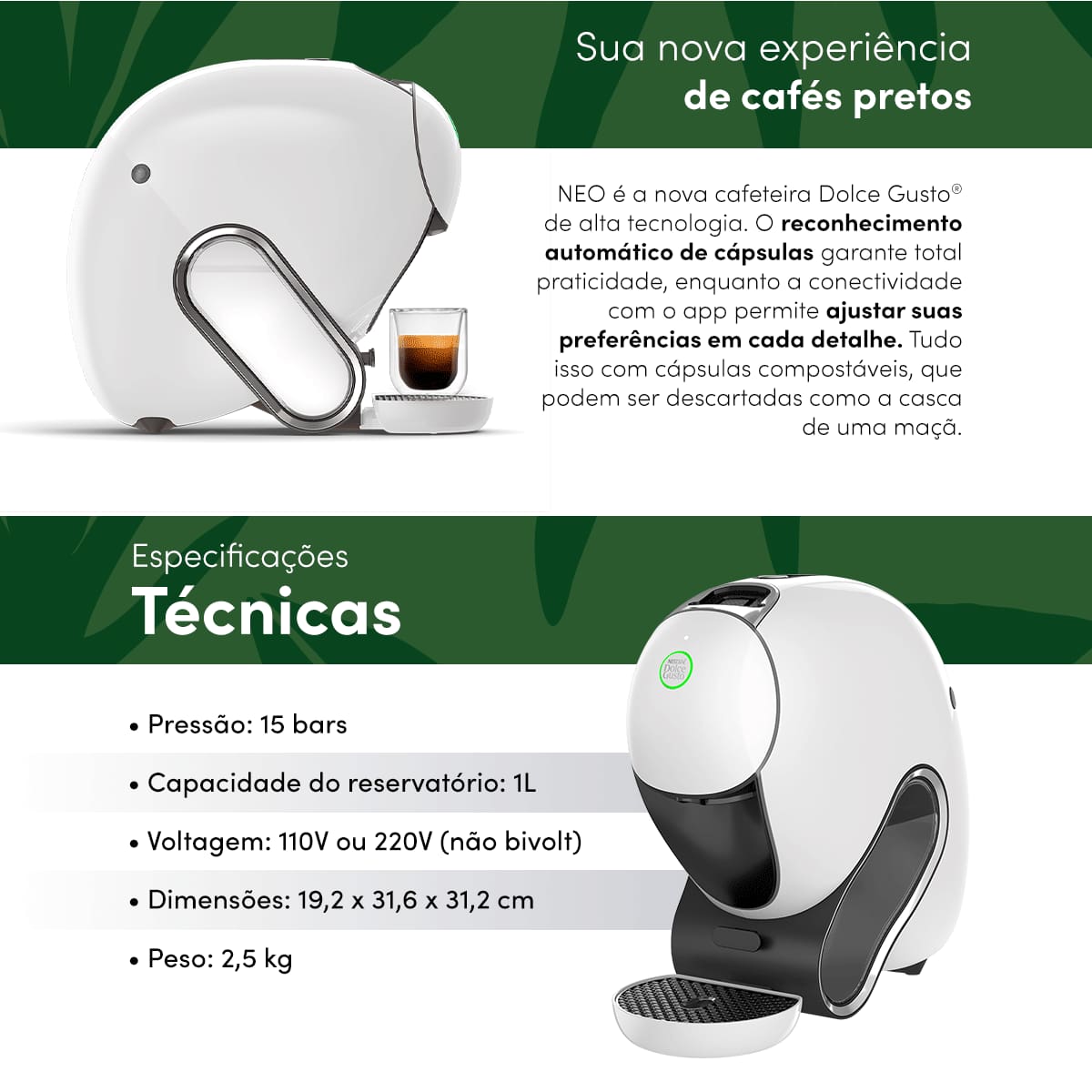 Cafeteira NEO Nescafé Dolce Gusto