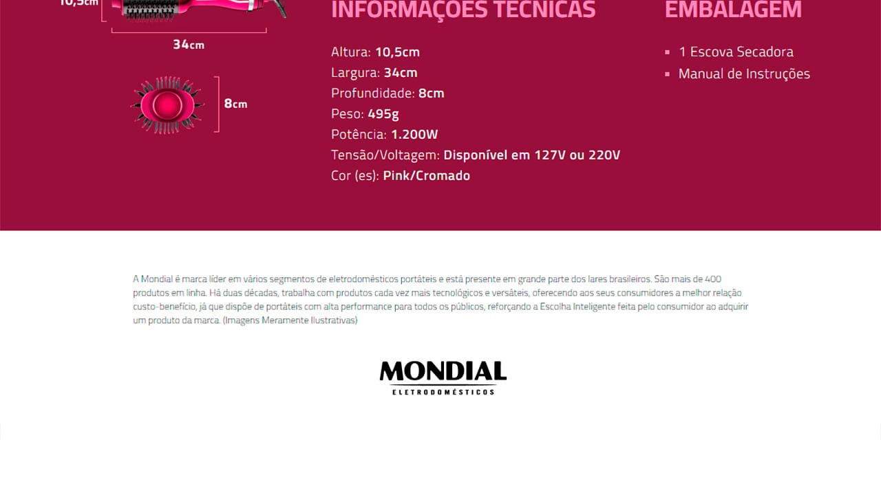 escova-secadora-mondial-chrome-pink-line-es04-1200w