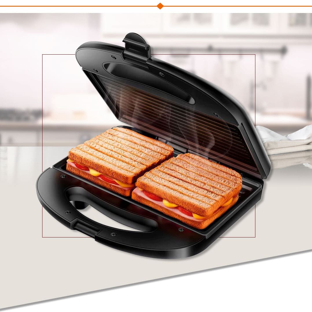 Sanduicheira Grill Mondial SN01 Pratic revestimento trava