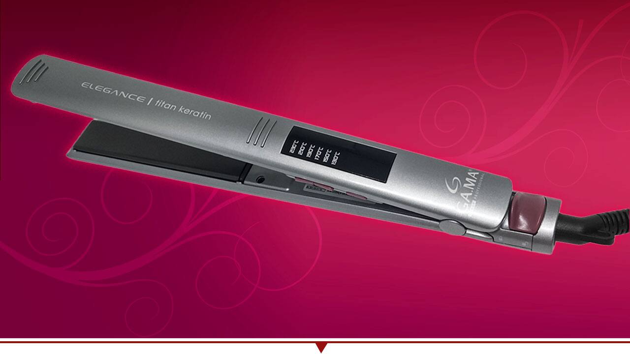 Chapinha/Prancha GA.MA Italy Elegance Titan Keratin