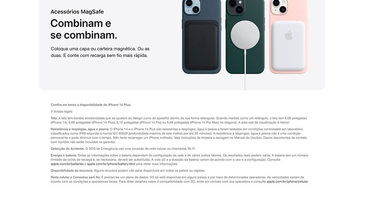 iPhone 14 Plus Apple 512GB Meia Noite