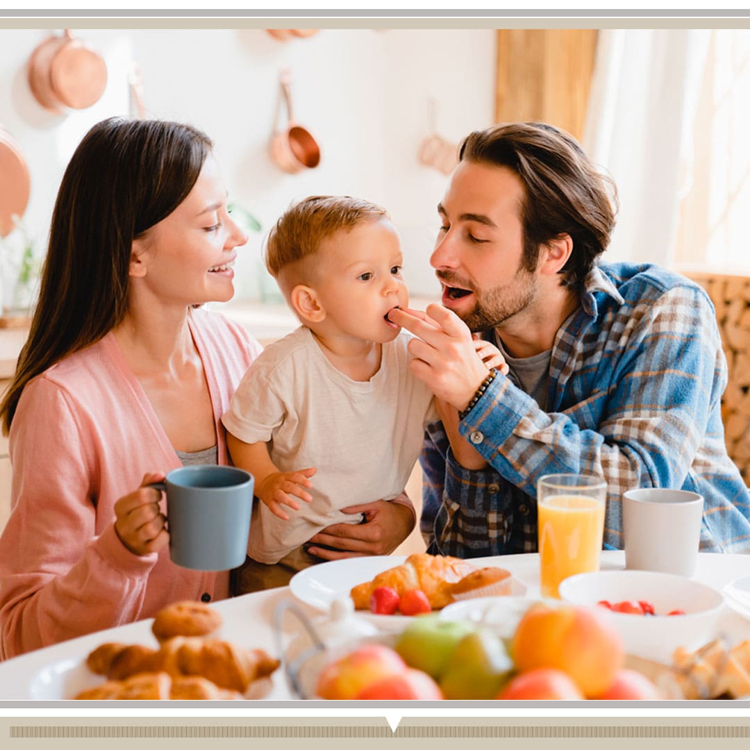 família na cozinha