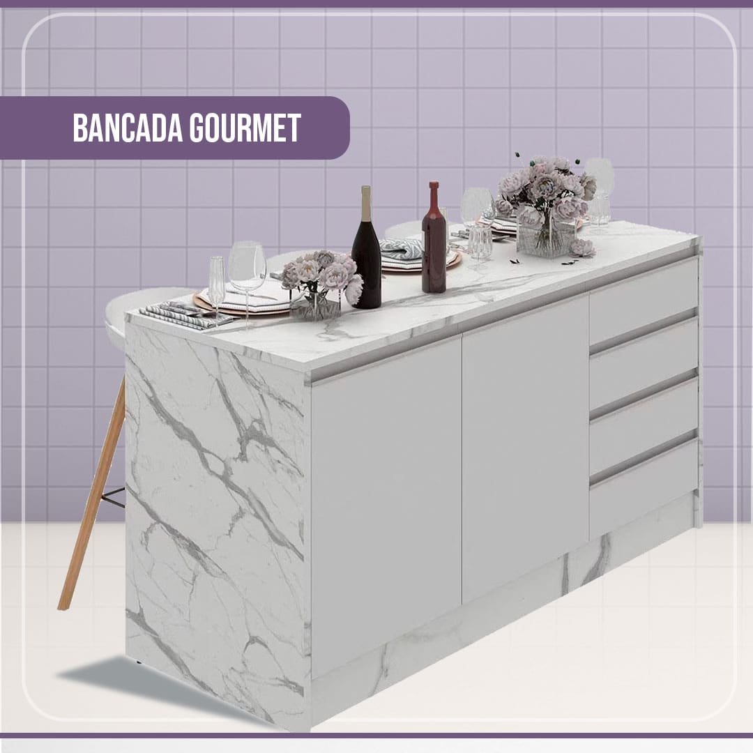 Cozinha Completa Bartira Línea com 13 Portas, | Casas Bahia