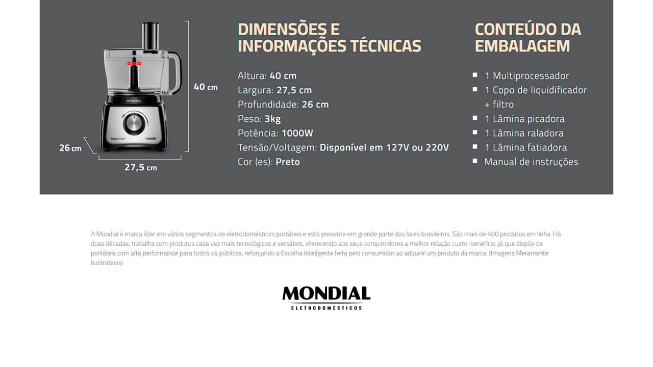 multiprocessador-alimentos-mondial-turbo-chef-5-em-1