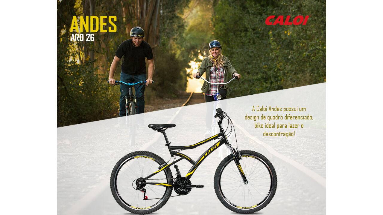 Bicicleta Caloi Andes Aro 26