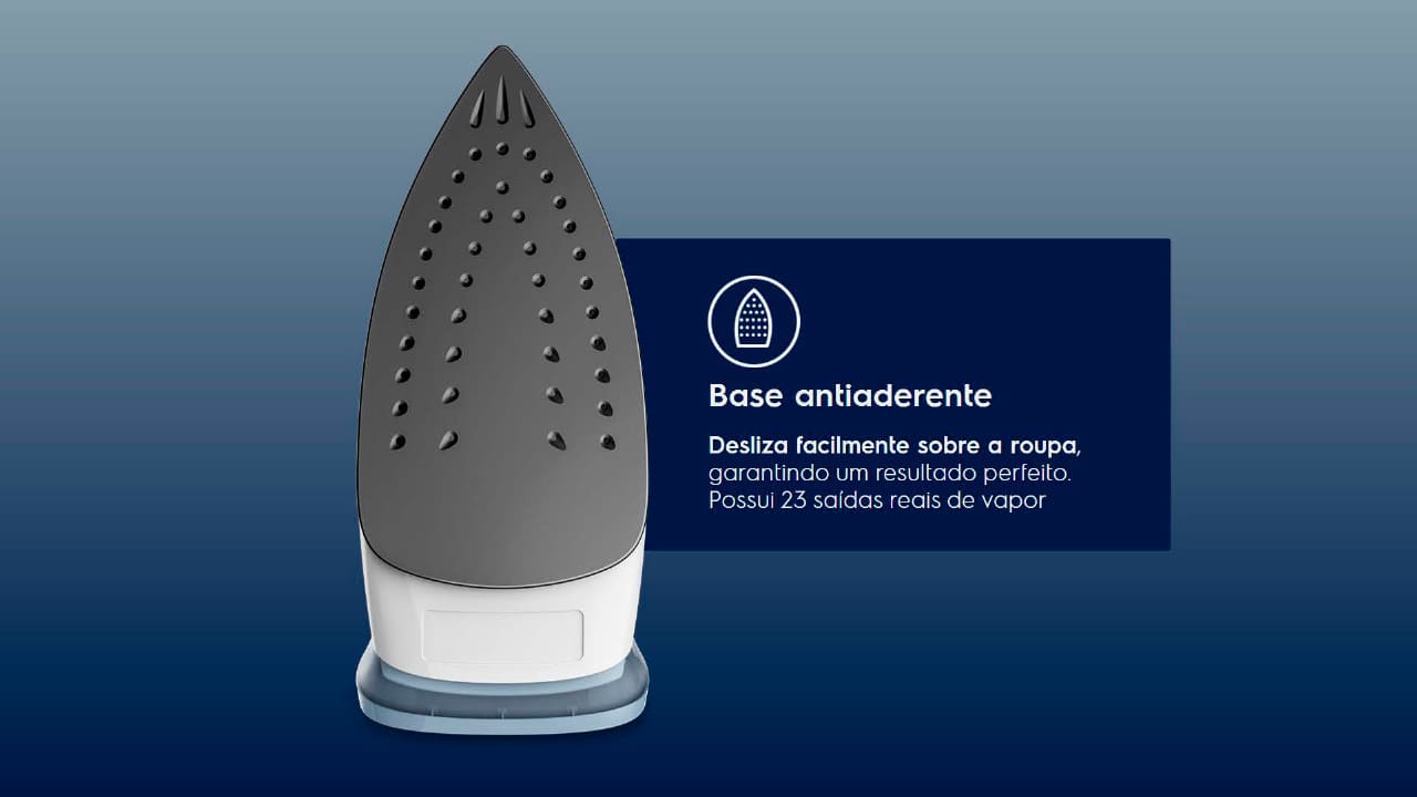 Ferro a Vapor Electrolux Efficient ESI10 Azul