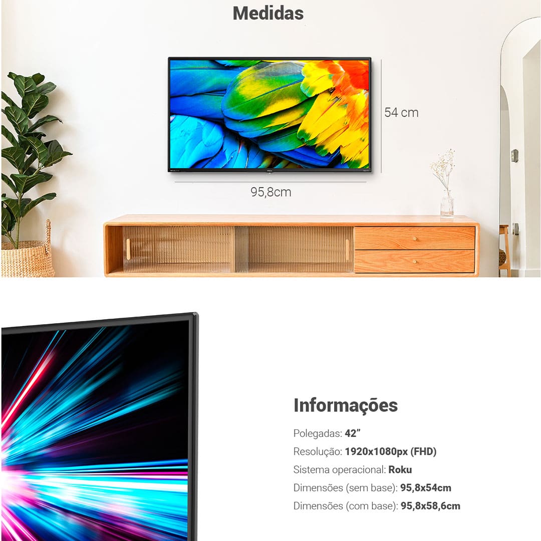 Smart TV LED 42" Philco Full HD PTV42G6FR2CPF