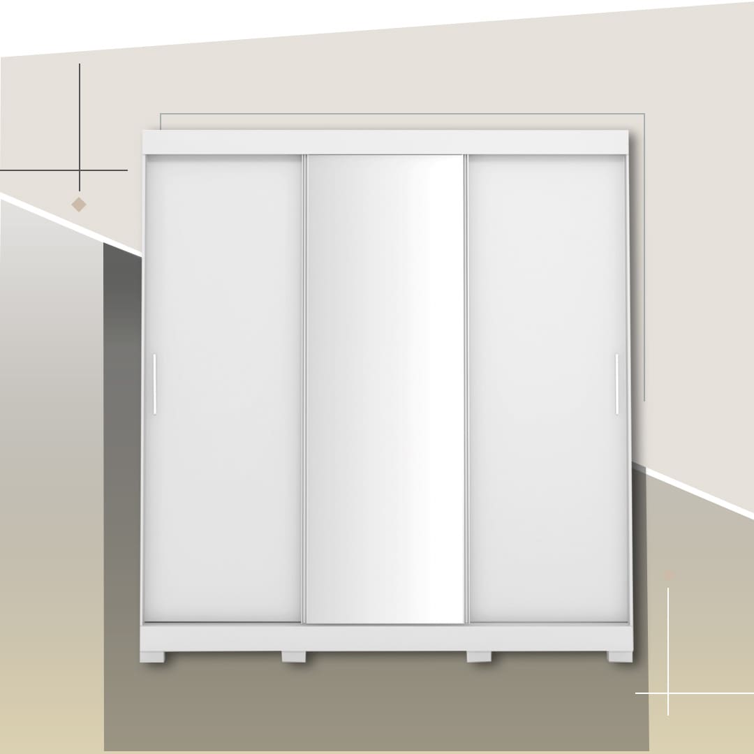 Guarda Roupa Bartira Ventura Branco
