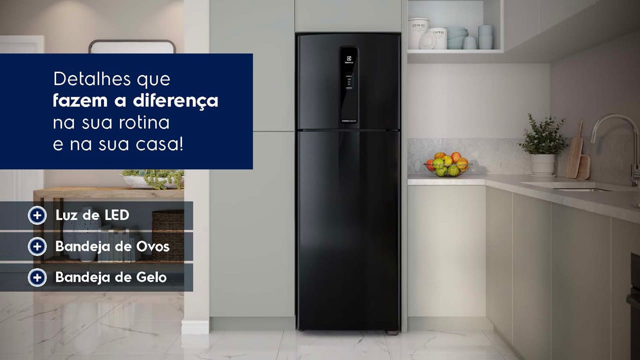 Geladeira Electrolux Frost Free Inverter 390L