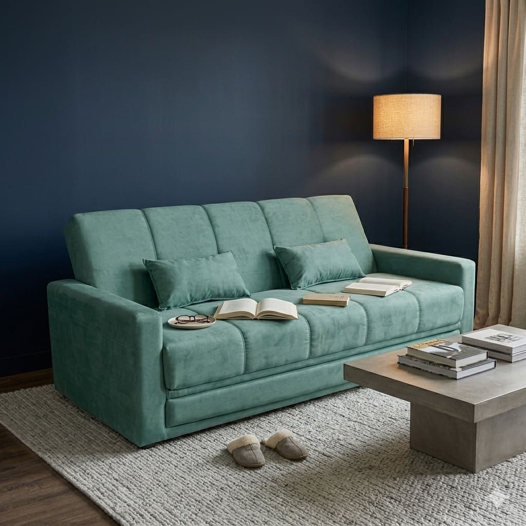 Sofá Grazi 3 Lugares - Verde