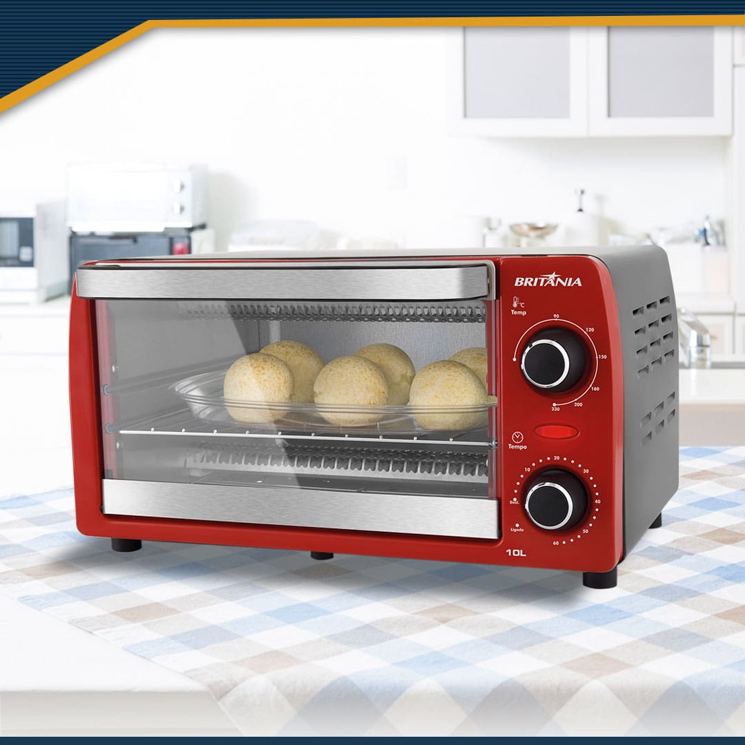 Forno Elétrico Britânia BFE10V - Vermelho