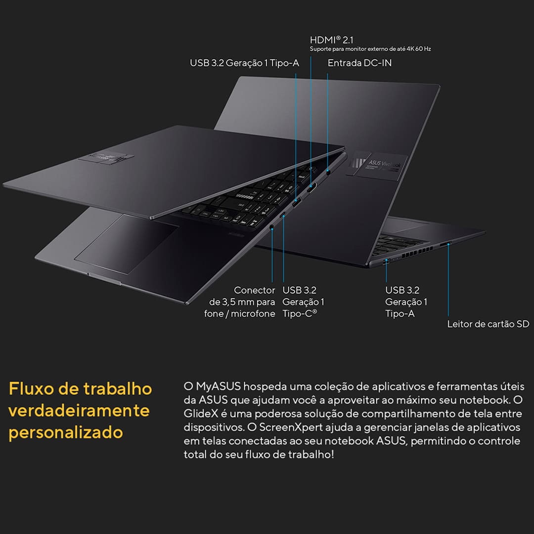 Equipado com o processador Intel Core i5, o Notebook Asus Gamer RTX2050 oferece a performance necessária para rodar seus jogos favoritos e realizar multitarefas com facilidade. Com o sistema operacional Windows 11 Home, você terá uma interface moderna e otimizada para uma experiência de uso fluida.
