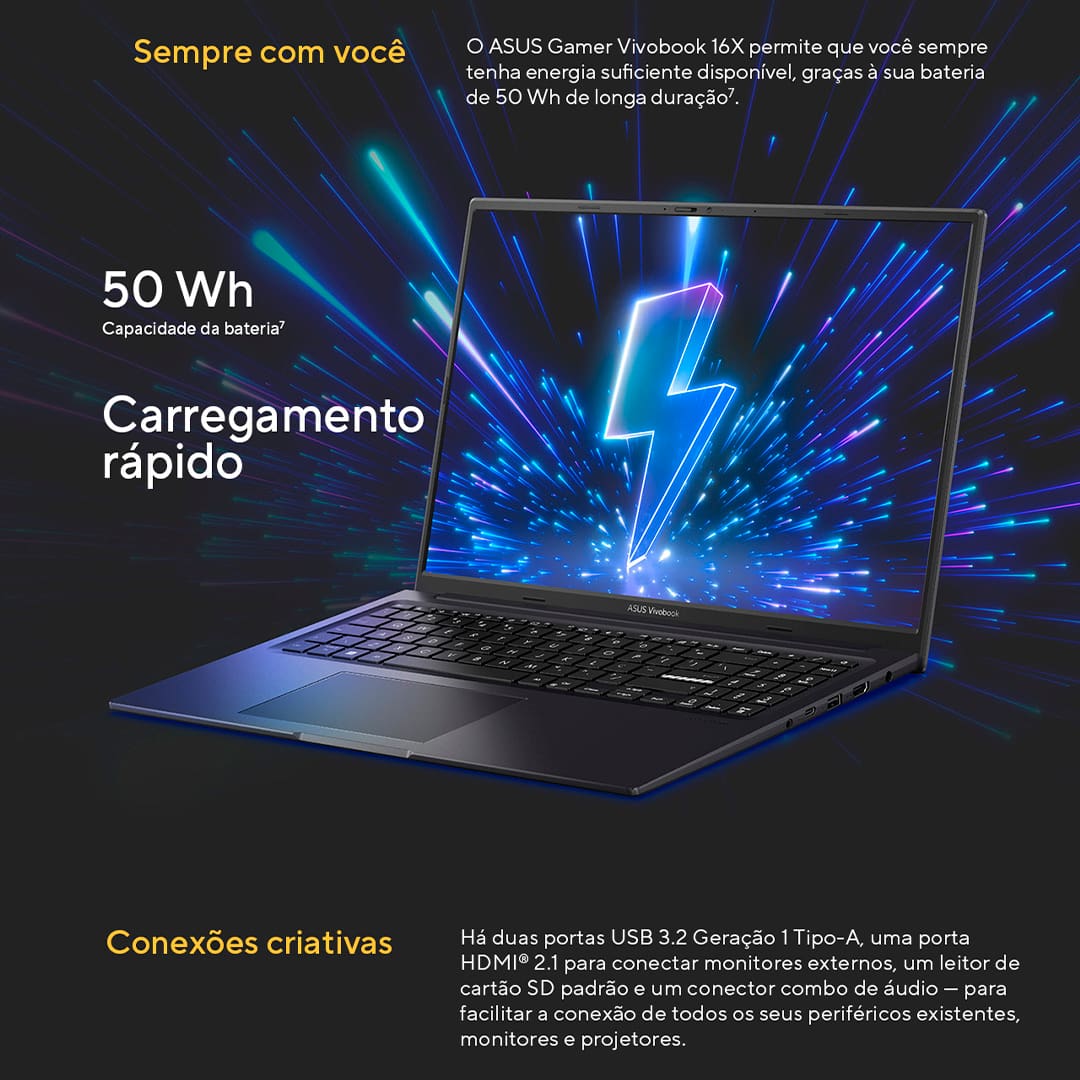 Equipado com o processador Intel Core i5, o Notebook Asus Gamer RTX2050 oferece a performance necessária para rodar seus jogos favoritos e realizar multitarefas com facilidade. Com o sistema operacional Windows 11 Home, você terá uma interface moderna e otimizada para uma experiência de uso fluida.