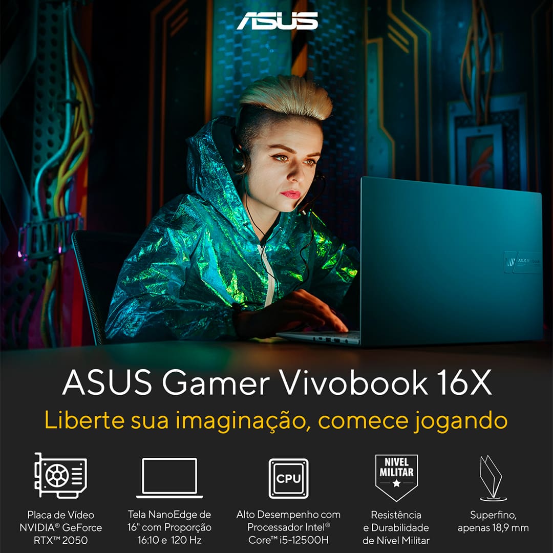 Equipado com o processador Intel Core i5, o Notebook Asus Gamer RTX2050 oferece a performance necessária para rodar seus jogos favoritos e realizar multitarefas com facilidade. Com o sistema operacional Windows 11 Home, você terá uma interface moderna e otimizada para uma experiência de uso fluida.
