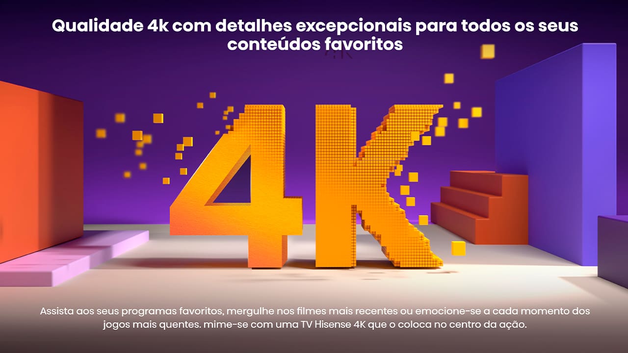 Smart TV 58" Hisense Ultra HD 4K