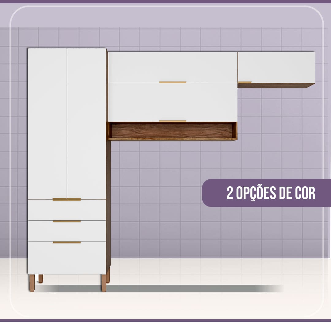 Cozinha Compacta Bartira Topázio UP 