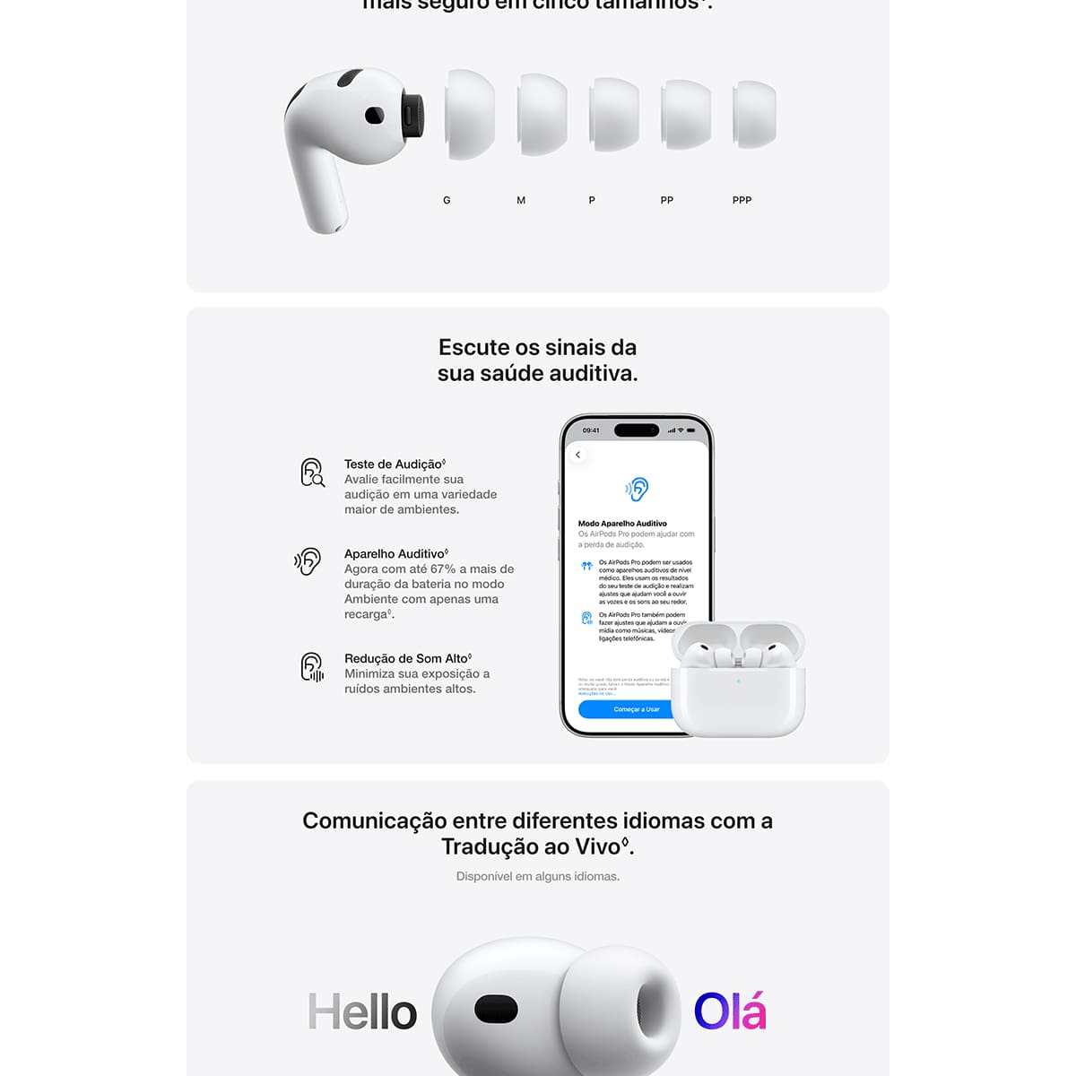 Apple AirPods Pro 3 Branco