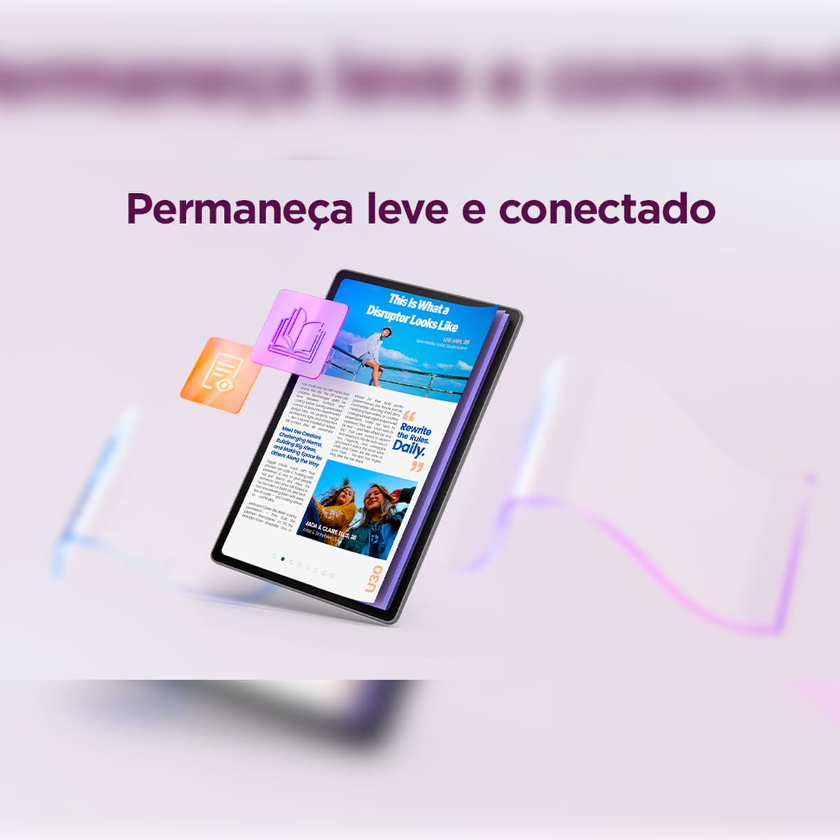 Tablet Lenovo Idea Tab Plus 12.1” Android 15 256GB ZAG70941BR