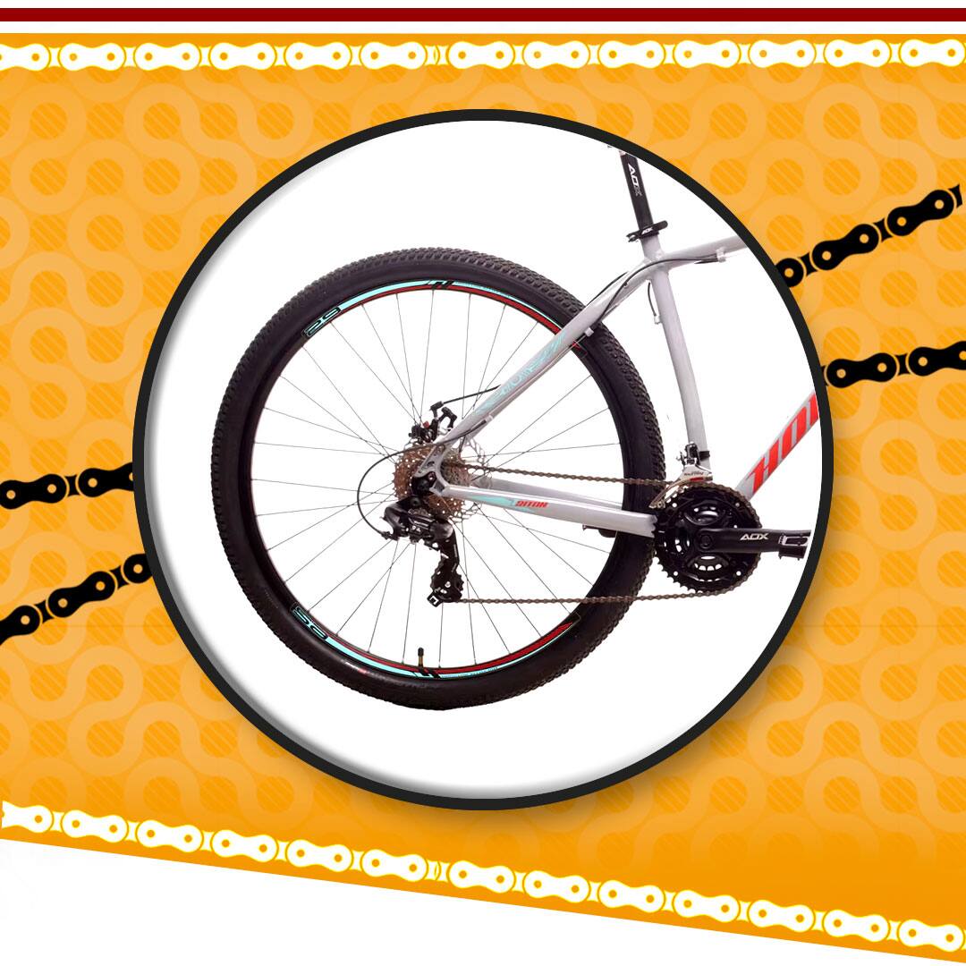 Bicicleta Houston Triton selim guidão peso 