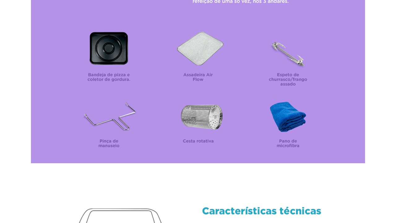 fritadeira-air-fry-obabox-grand-chef-ob030-10-litros