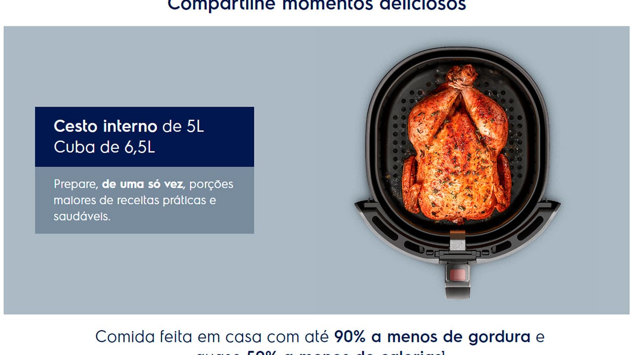 fritadeira-eletrica-air-fryer-electrolux-family-efficient-eaf50-5-litros