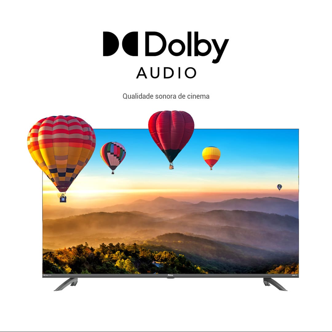 Smart TV 55” Philco Ultra HD 4K DLED PTV55G3ERSGB