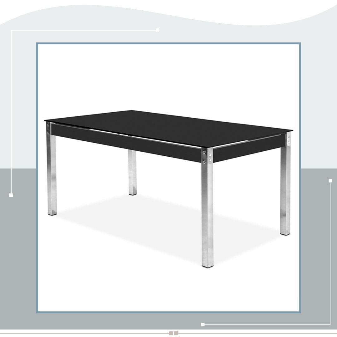 Mesa Jantar Aço Nobre estrutura tamanho