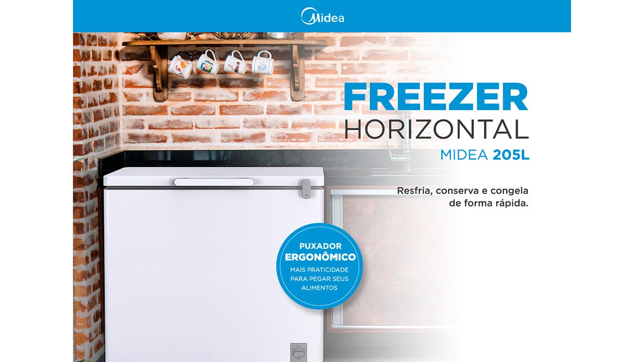 freezer midea rcfb21