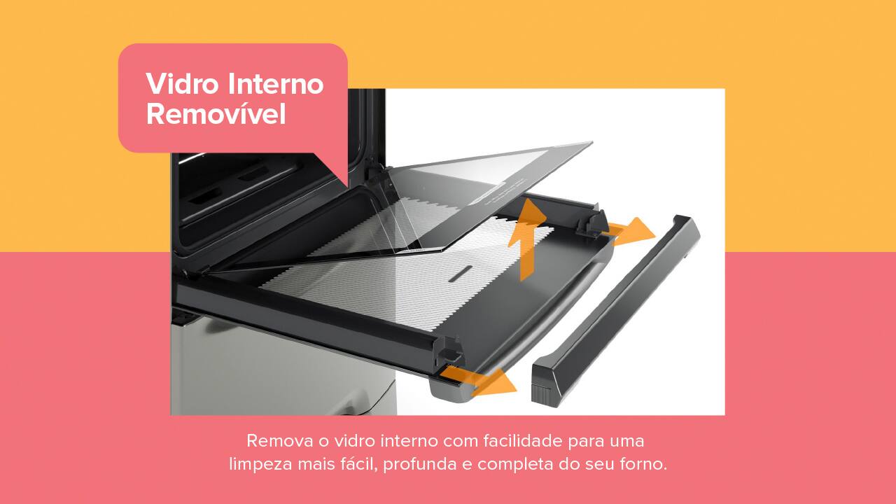 Fogão 4 Bocas Continental FC4IS Inox