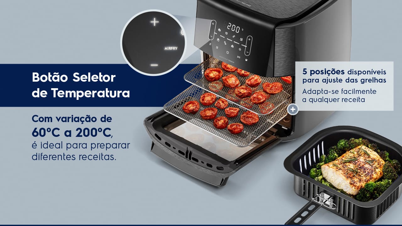 FRIT ELETR ELECTROLUX OVEN EXPER EAF90 12L