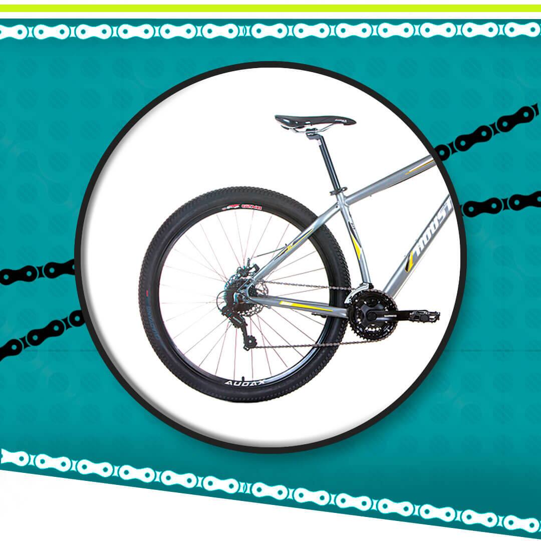Bicicleta Houston HT60 selim guidão peso 