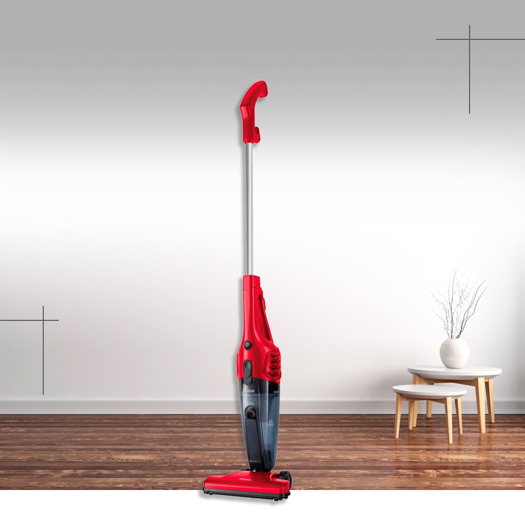 Aspirador Pó Vertical Philco Rapid Turbo PH1100 Vermelho