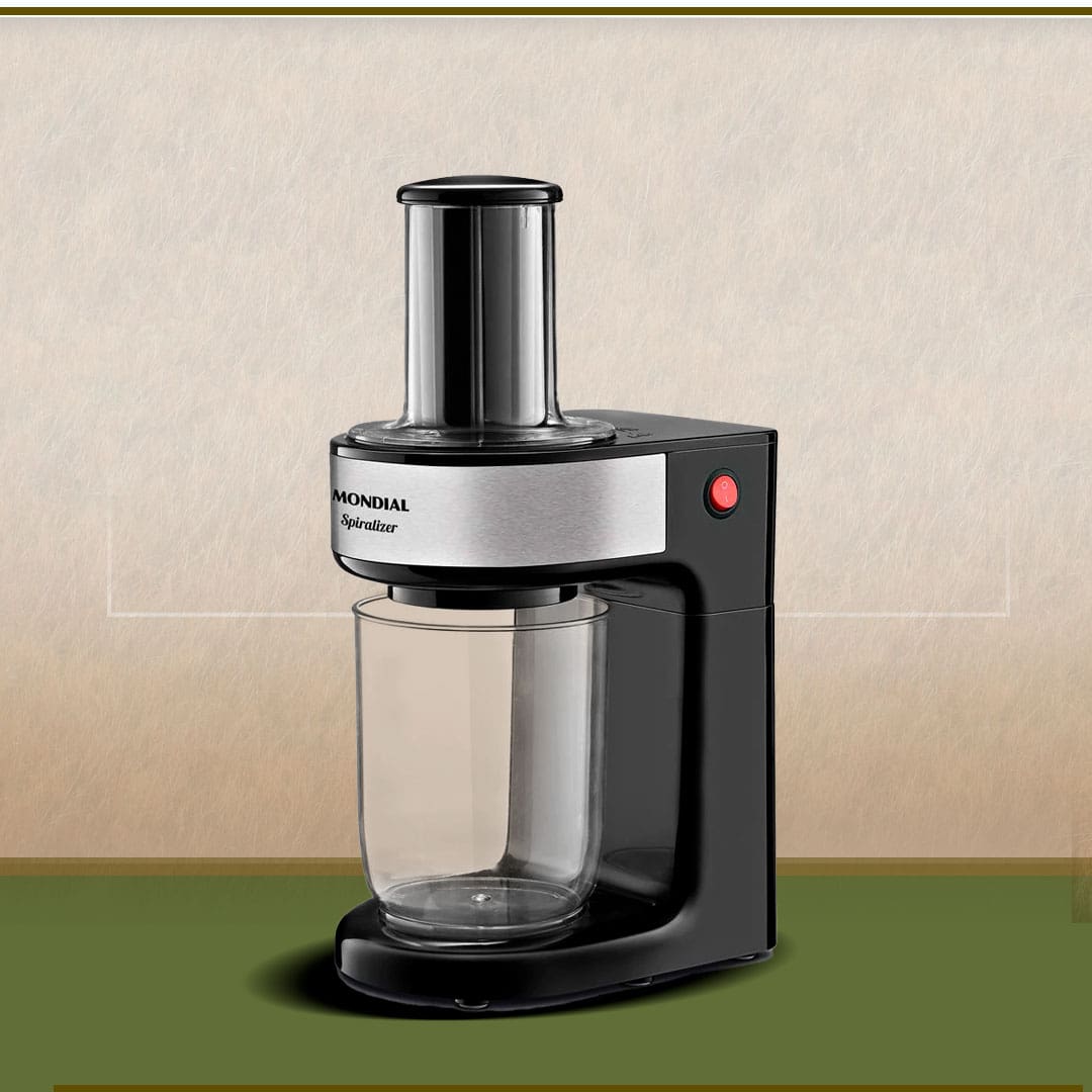 Cortador Elétrico Alimentos Mondial Spiralizer cortadores aço