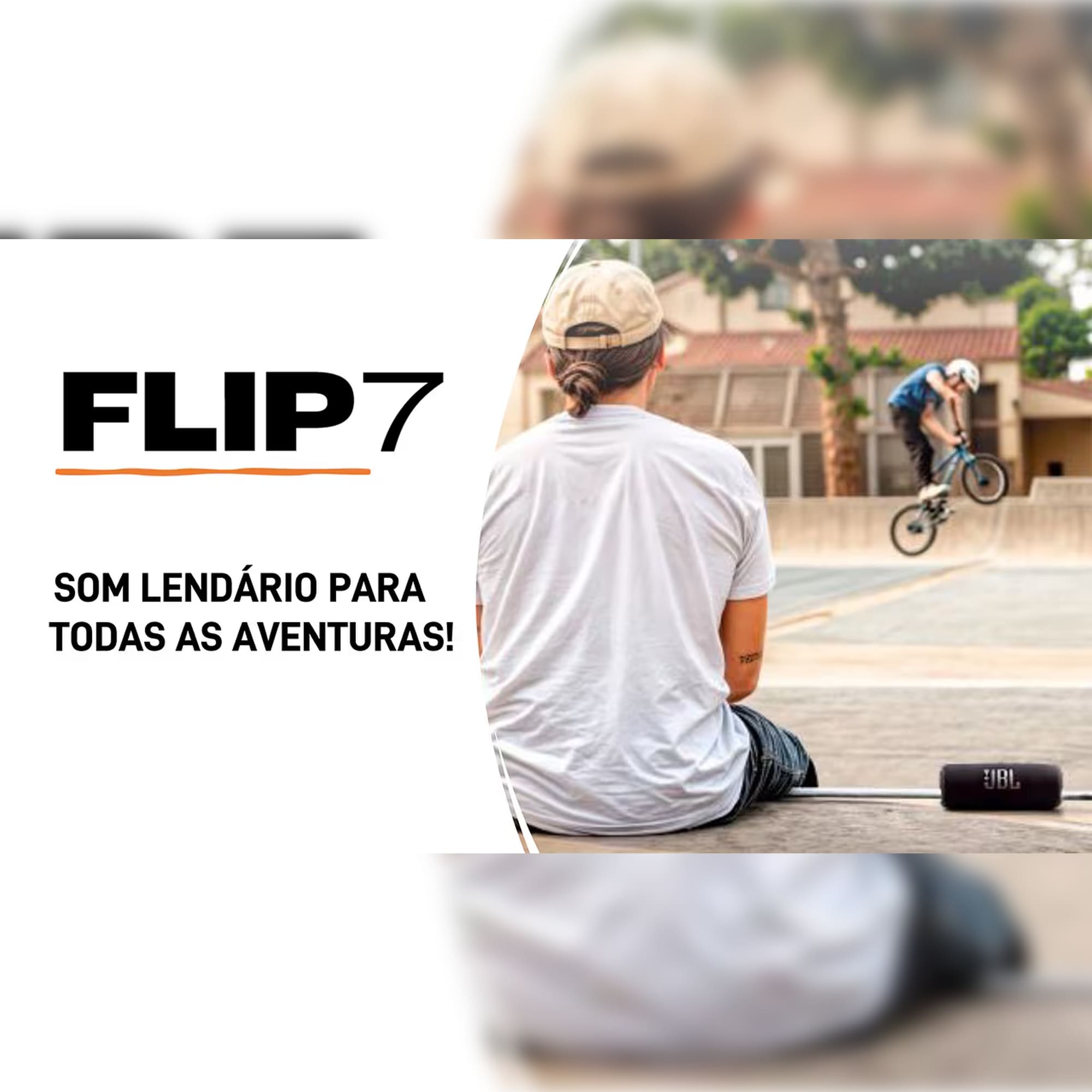 Caixa de Som JBL Flip 7 com Bluetooth
