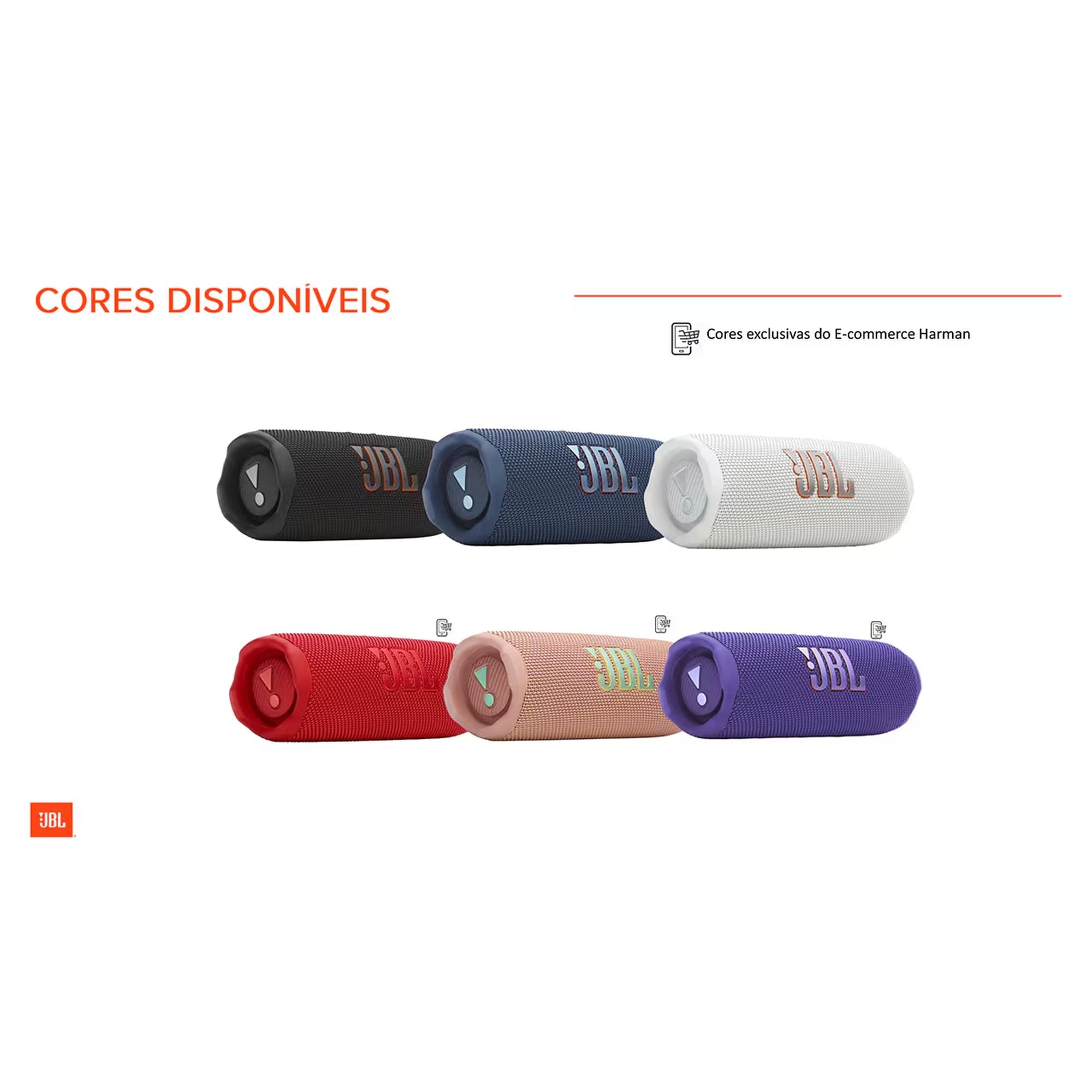 Caixa de Som JBL Flip 7 com Bluetooth