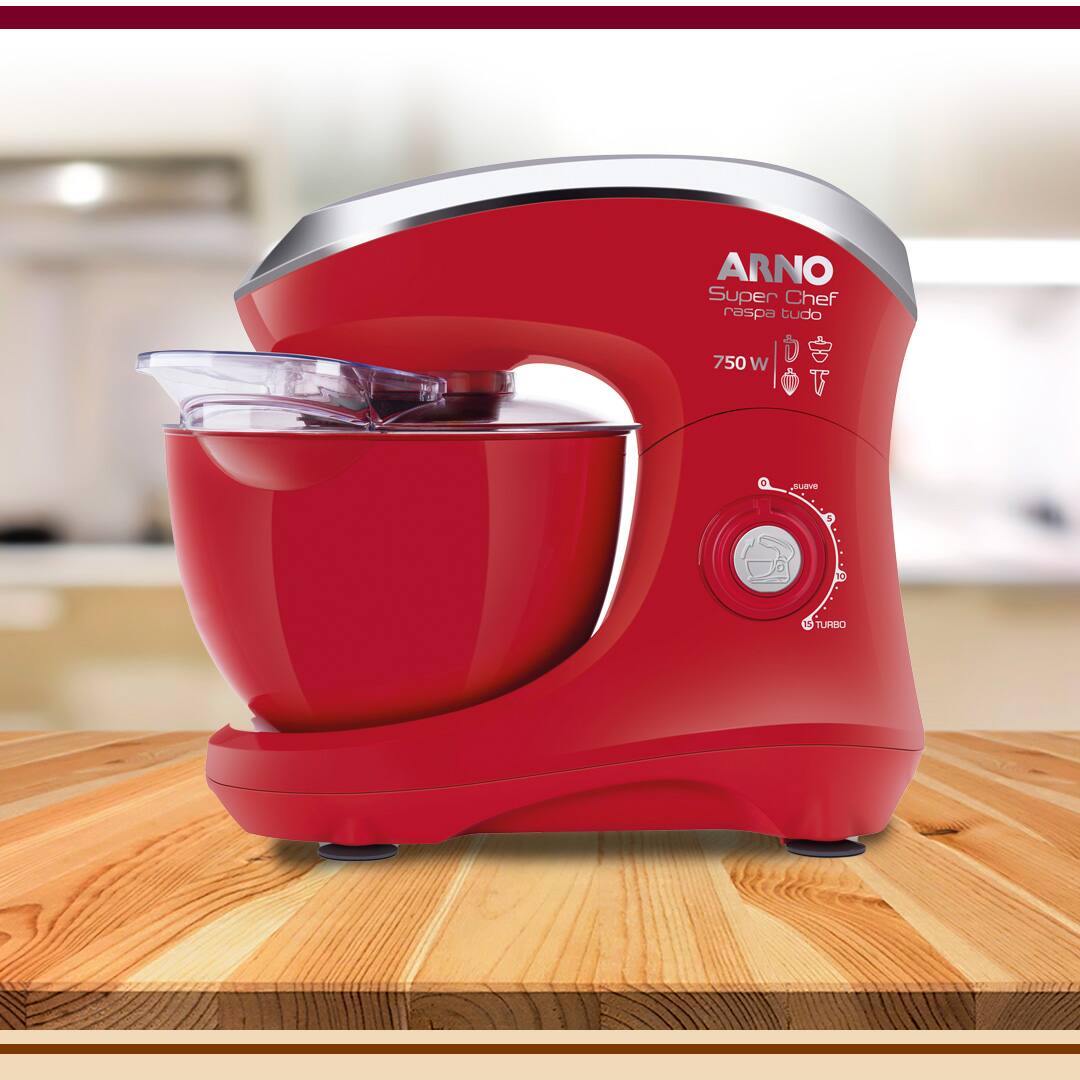Batedeira Planetária Arno Super Chef KM12