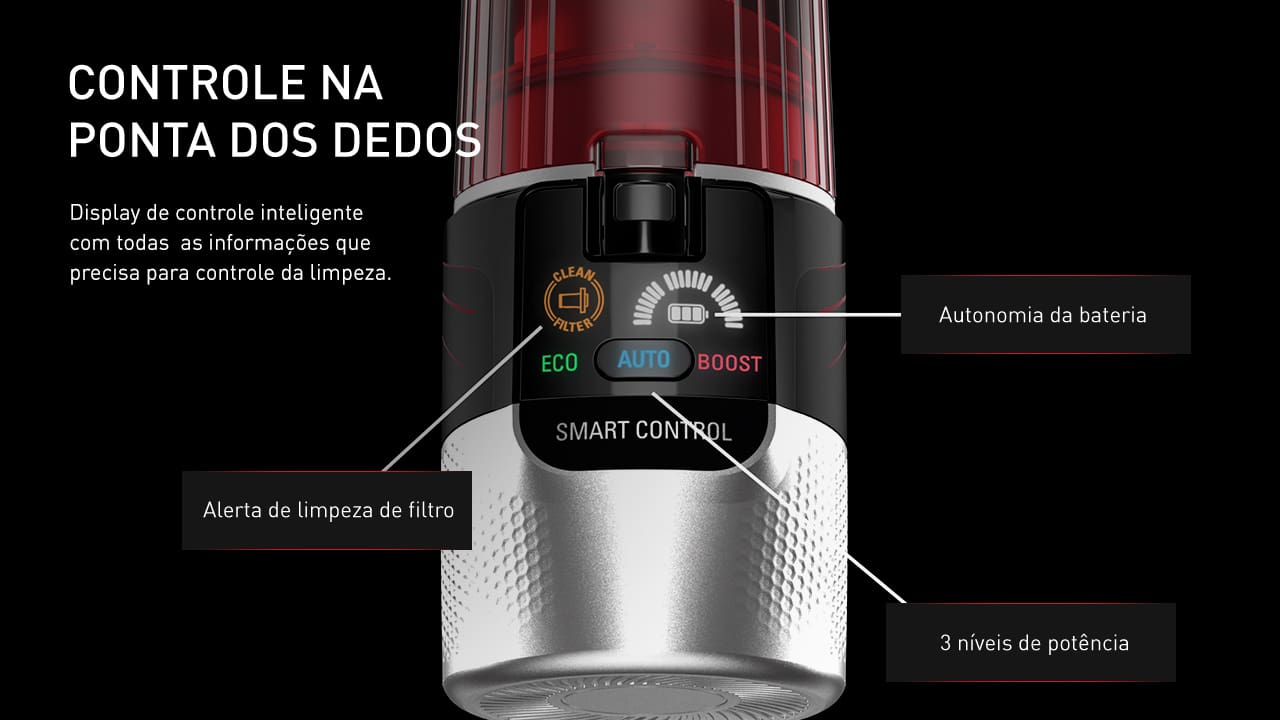 Aspirador de Pó Vertical Sem Fio Arno X-Force Flex