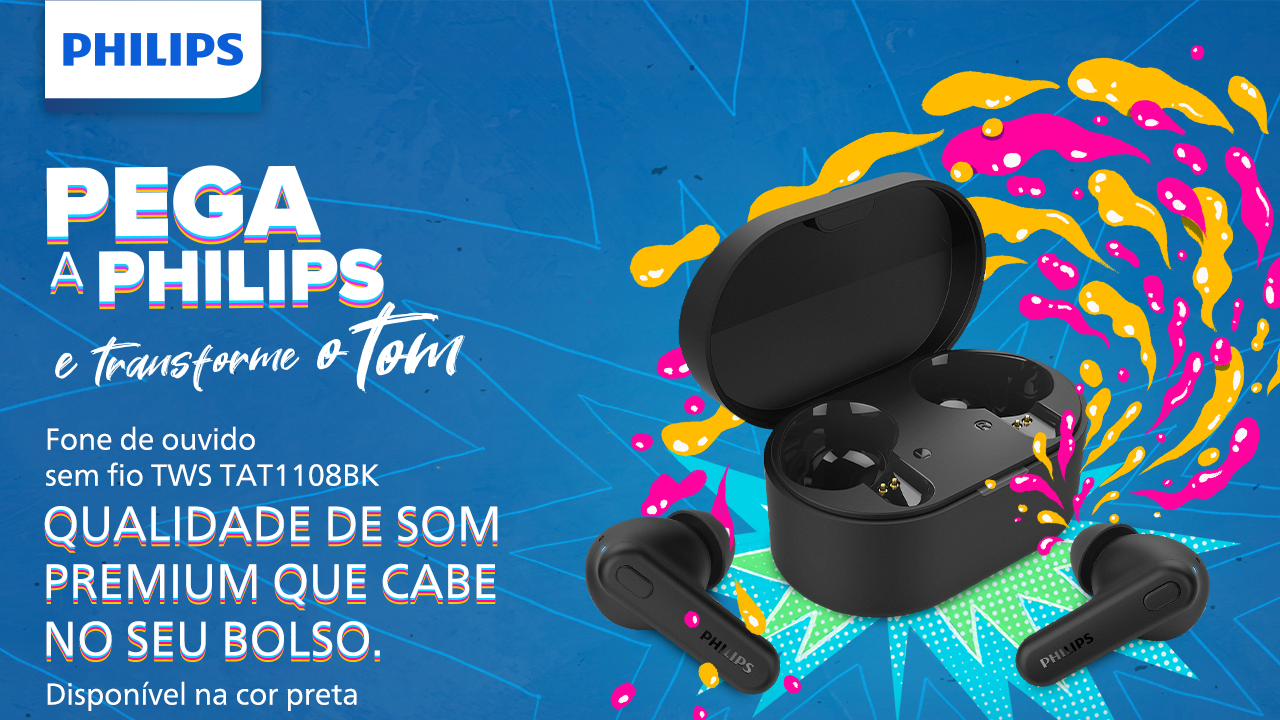 O Fone de Ouvido Philips é equipado com drivers dinâmicos de 6mm que foram cuidadosamente projetados para oferecer uma experiência auditiva imersiva, garantindo áudio de alta qualidade.