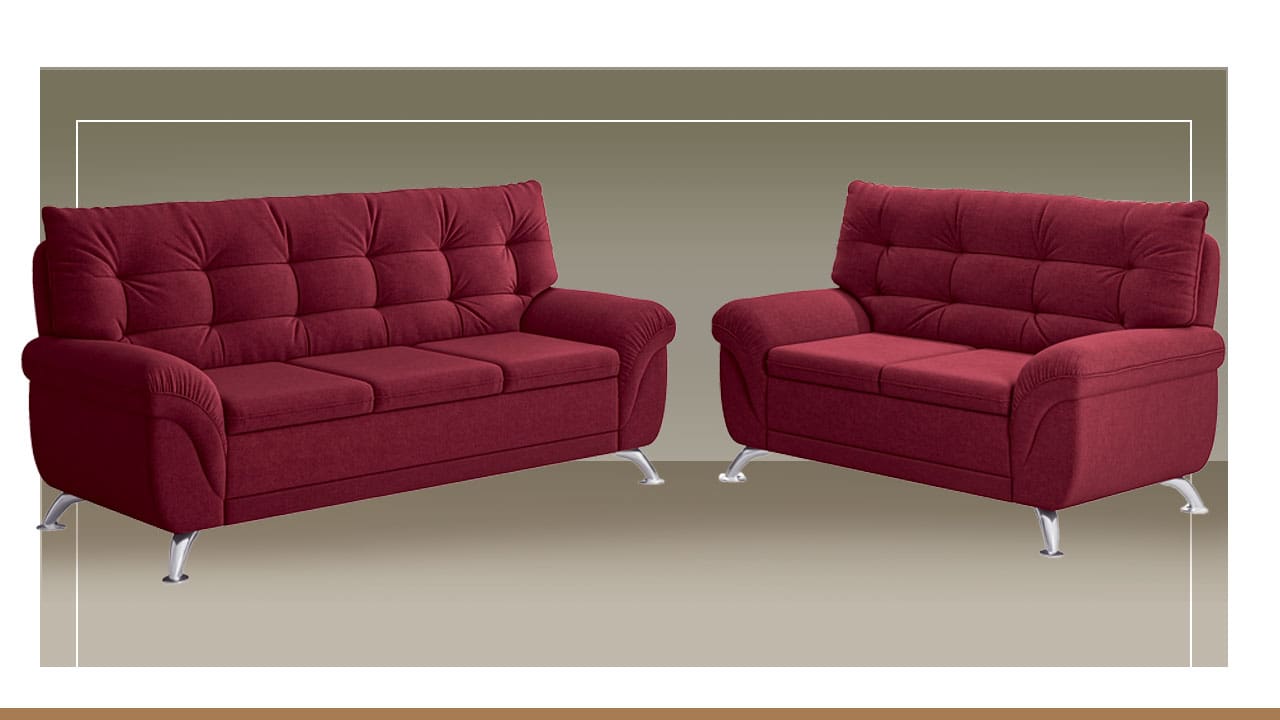Sofás 2 e 3 lugares Linoforte Arezzo