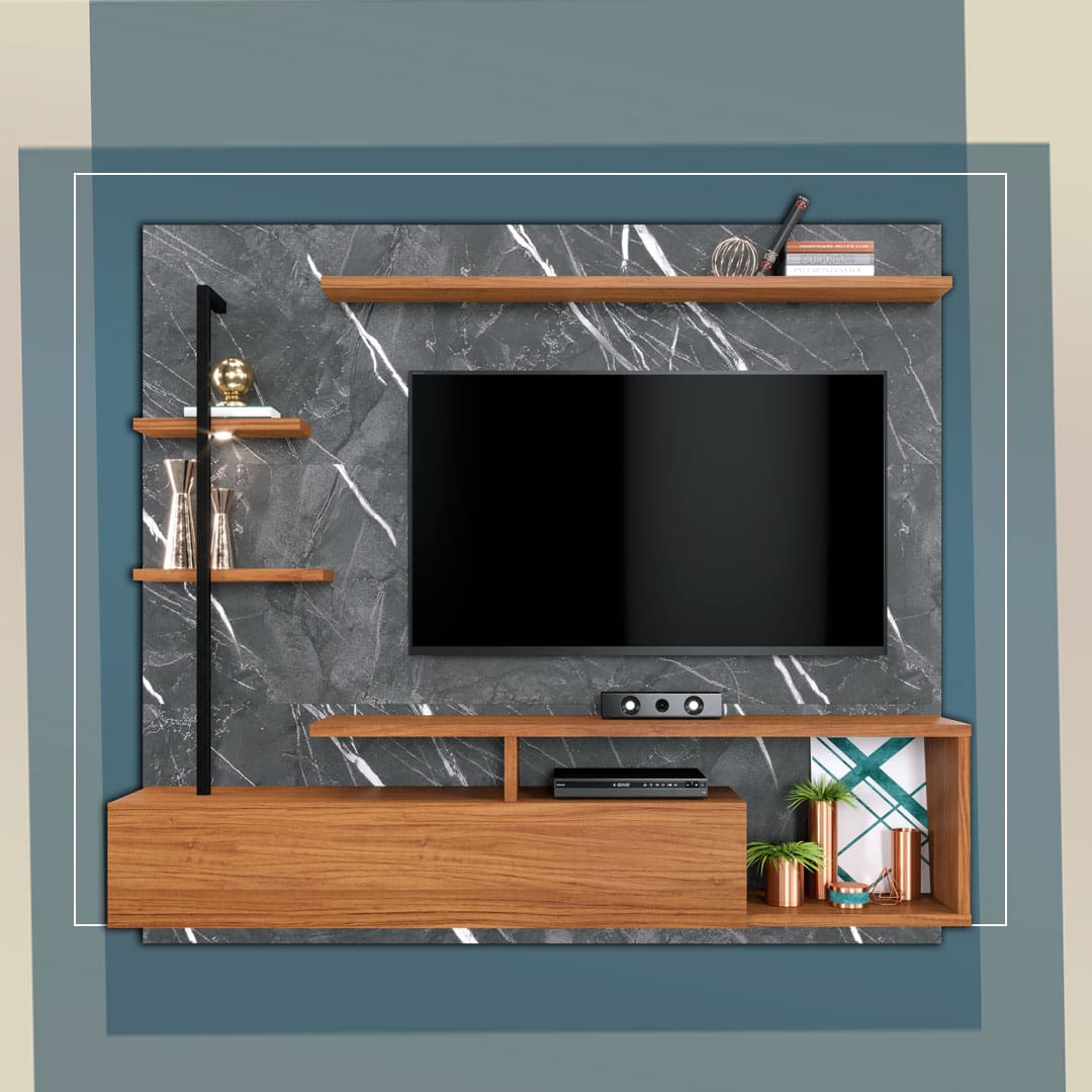 Painel Home Colibri Maragogi com acabamento similar ao mármore