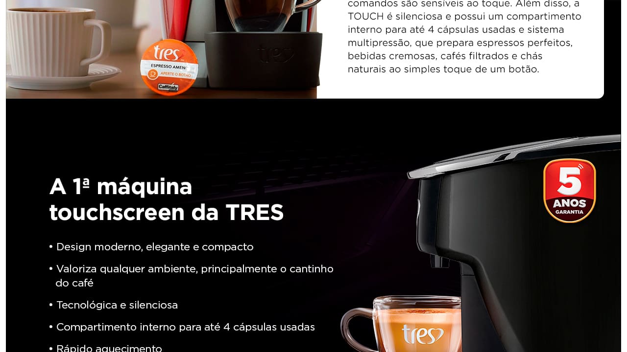 cafeteira-espresso-tres-touch-automatica-multibebidas