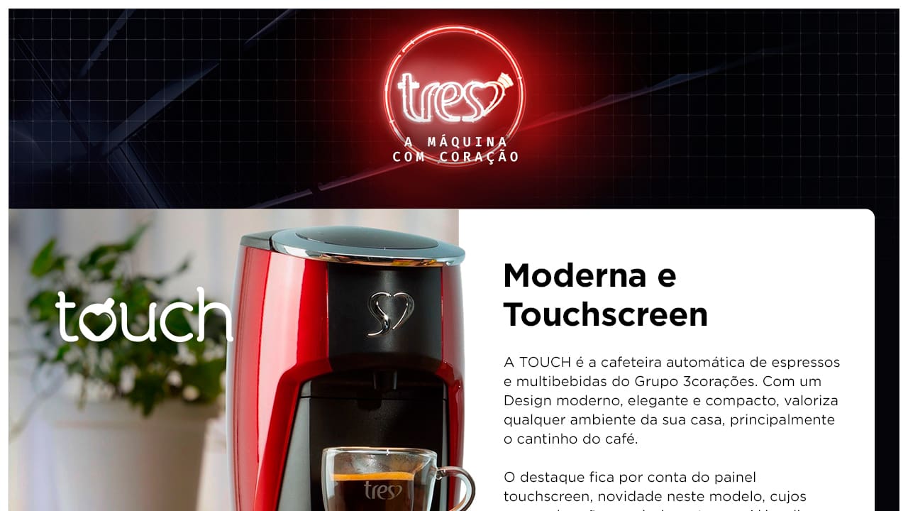 cafeteira-espresso-tres-touch-automatica-multibebidas