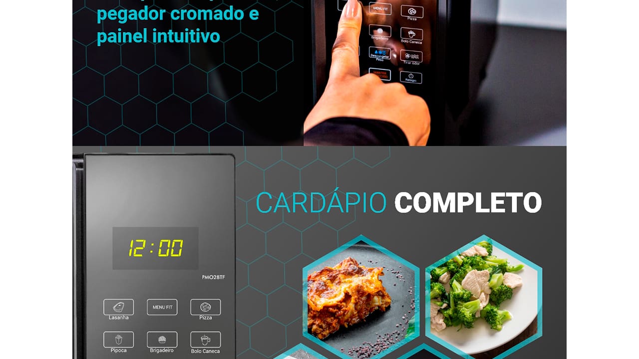 forno-micro-ondas-philco-flat-pmo28tf-28-litros