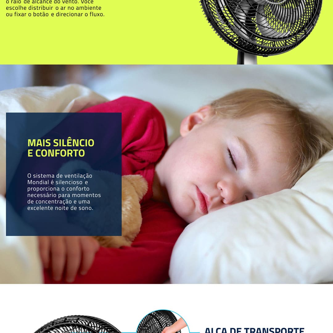O Ventilador de Mesa VTX-50-8P da Mondial é uma boa pedida para o verão que se aproxima. Feito em material de qualidade e com uma potência e um número de pás que garantem uma boa ventilação, ele vai garantir um pouco de frescor e alívio no calor do verão.