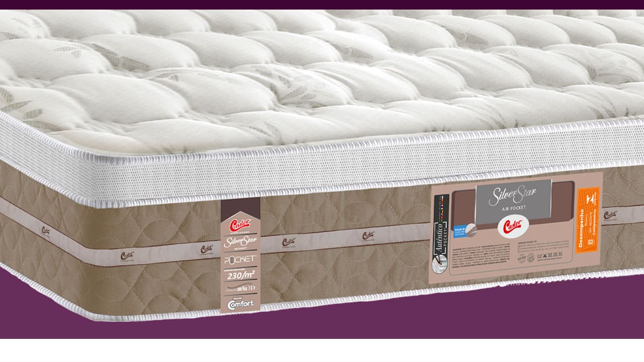 Colchão Queen Castor Silver Star Air
