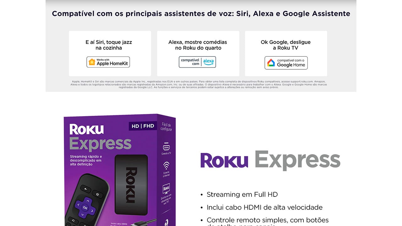 Roku Express, Dispositivo para Transformar TV em smart TV