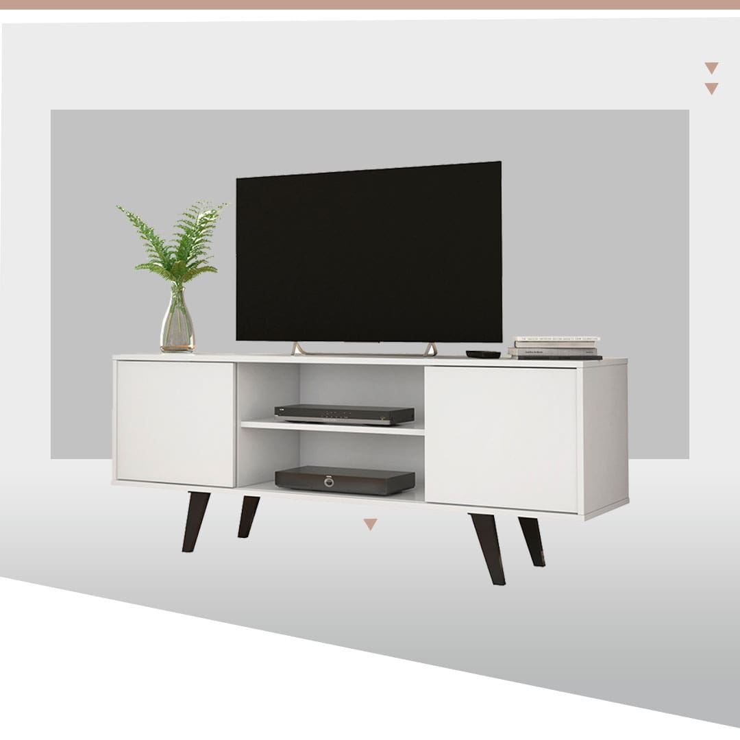 Rack Madetec Lisboa Branco Duas Portas