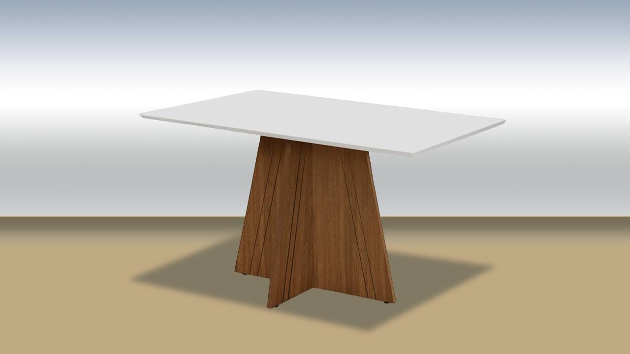 Mesa Jantar Dobuê Dublin com 4 Cadeiras