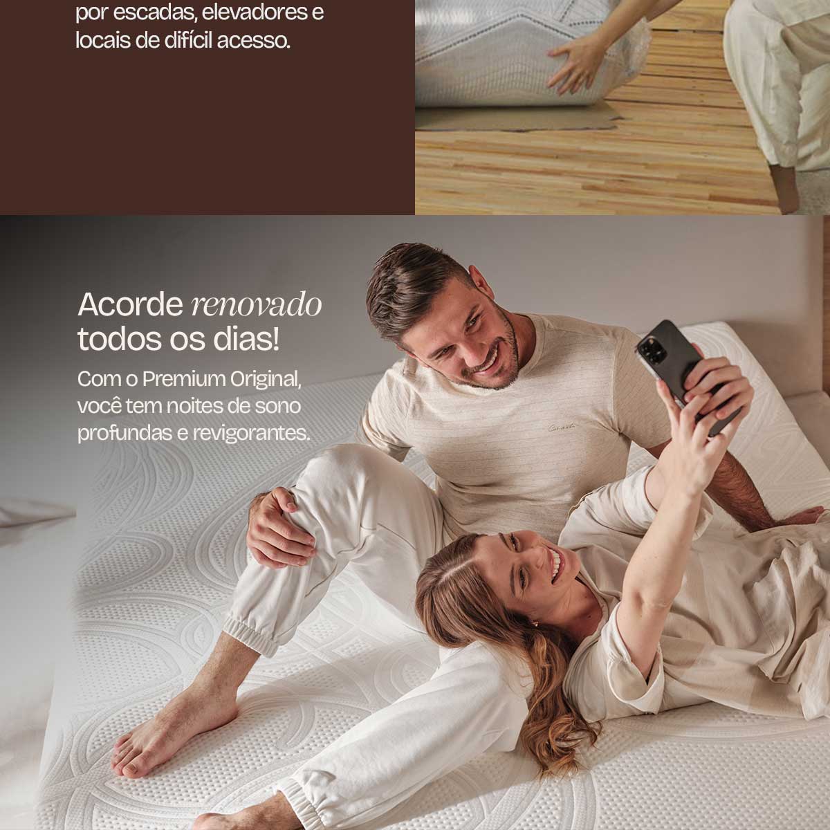 Colchão Casal Ortopédico Firme a Vácuo Premium BF Colchões